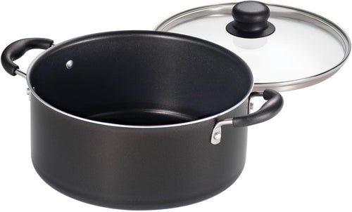 Primaware 15-Piece Non Stick Pots and Pans Set, Storm | Aluminum Nonstick Cookware Kitchen Set with Cooking Utensils