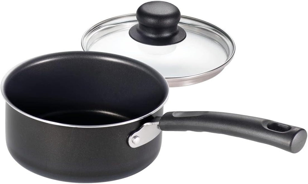 Primaware 15-Piece Non Stick Pots and Pans Set, Storm | Aluminum Nonstick Cookware Kitchen Set with Cooking Utensils